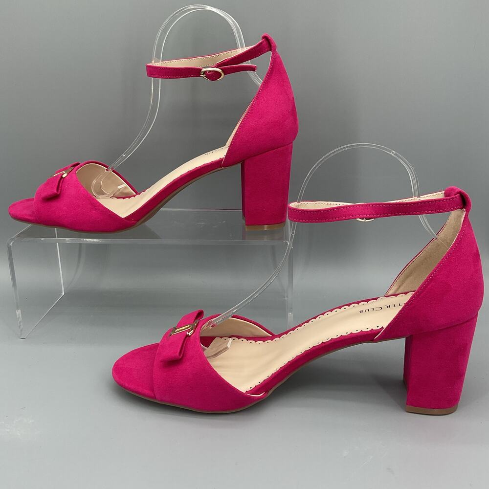 NEW Charter Club Women’s Lilianna Ankle Strap Dress Sandals Pink Size 11M - Picture 2 of 10